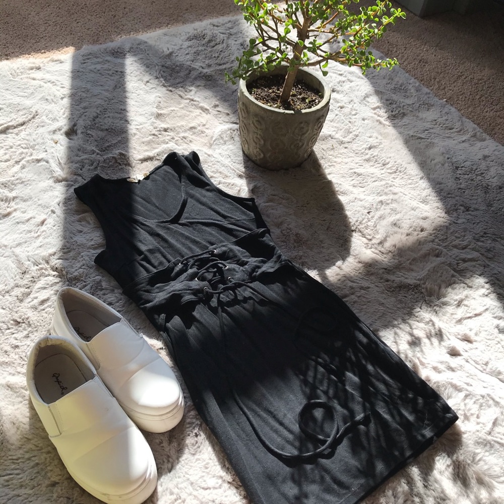 My little secret mini black dress